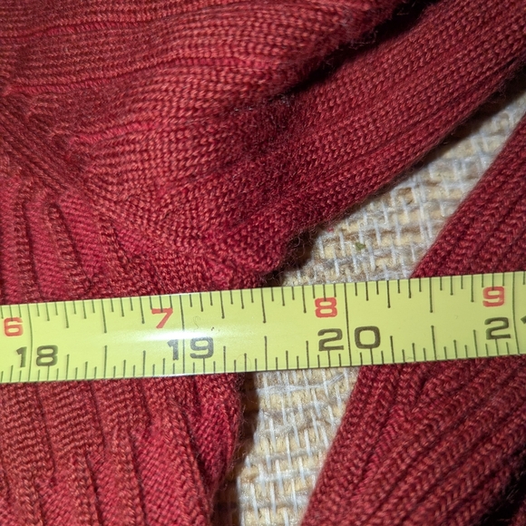 Alex Marie Rust Color Cardigan Sweater Size XL - Picture 8 of 9